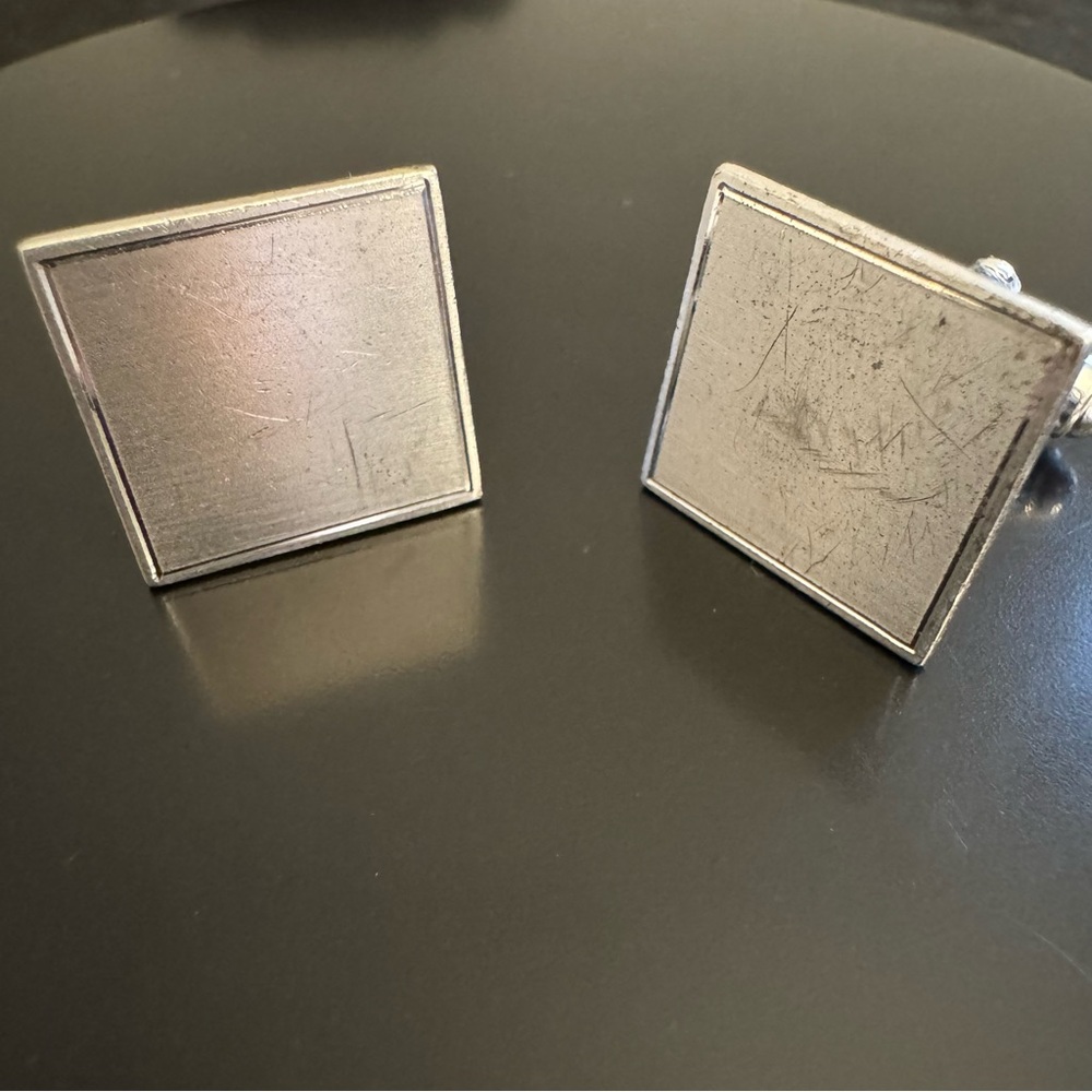 Sterling Silver Cufflinks – Classic Minimalist
